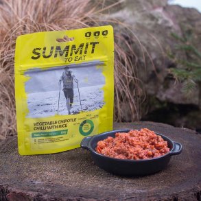 Summit to Eat - Vegetable Chipotle Chilli with Rice (Vegan)